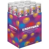 Хлопушка пневматическая "Праздничный фейерверк"серпантин фольга,ассорти,металлик,(24/60) Хлопушка пневматическая "Праздничный фейерверк"серпантин фольга,ассорти,металлик,(24/60)