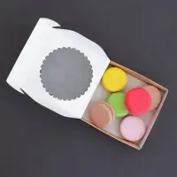 Подарочная коробка сборная с окном, 11,5 х 11,5 х 3 см, крафт