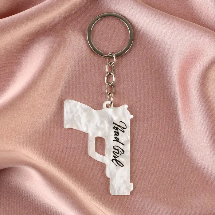 Брелок для ключей акриловый «Bad gir», 4,4 х 6 см Брелок для ключей акриловый «Bad gir», 4,4 х 6 см