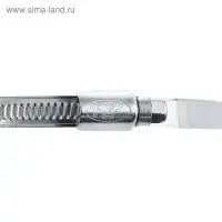 Хомут червячный MGF, диаметр 60-80 мм, ширина ленты 9 мм, оцинкованный