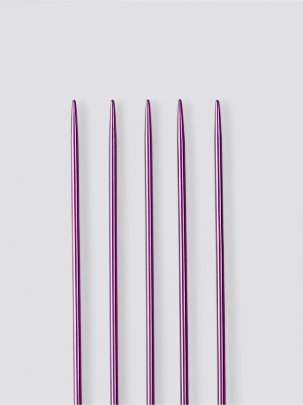 Спицы для вязания чулочные 15см d2,5мм (5шт) PVC-пакет алюминий фиолет АУ Спицы для вязания чулочные 15см d2,5мм (5шт) PVC-пакет алюминий фиолет АУ