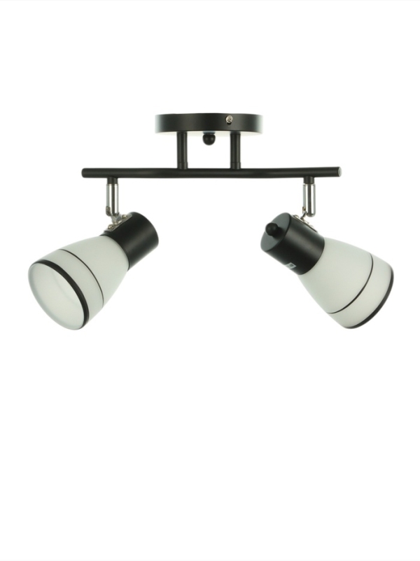 Спот Спот "Айрис" 2хЕ14 40Вт черный 38х18х22 см