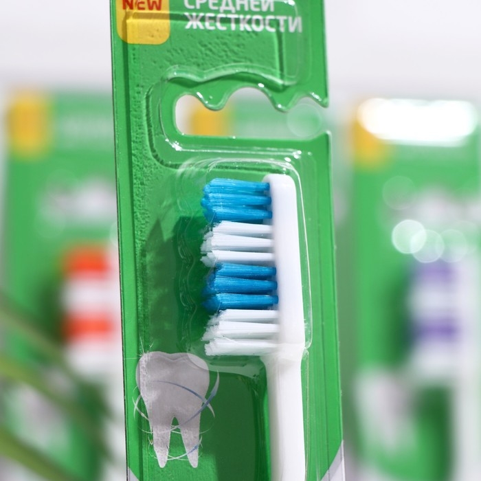 Зубная щётка Rendal Simply, средней жёсткости, 1 шт. МИКС Зубная щётка Rendal Simply, средней жёсткости, 1 шт. МИКС