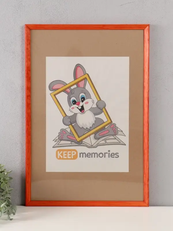 Фоторамка дерево 40х60 см, махагон №2 (пластиковый экран) Фоторамка дерево 40х60 см, махагон №2 (пластиковый экран)