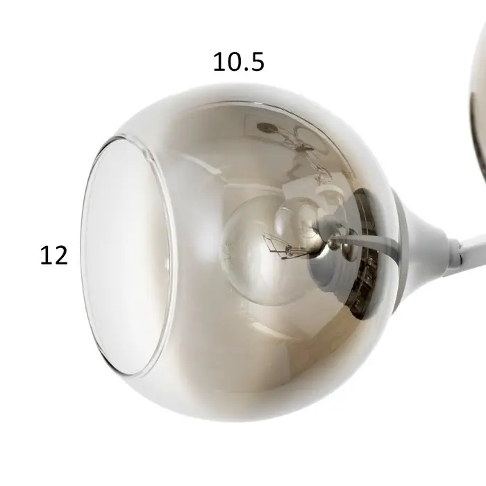 Светильник потолочный BayerLux &laquo;Снежа&raquo;, люстра 4хЕ27, 40 Вт, белый, 81&times;33&times;21 см