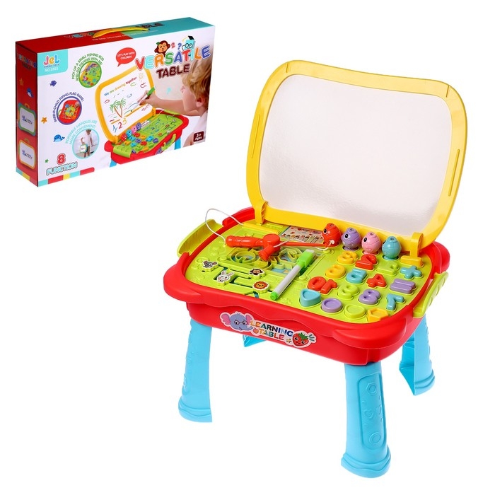 Развивающий столик «Играй и учись», цвет красный Развивающий столик «Играй и учись», цвет красный