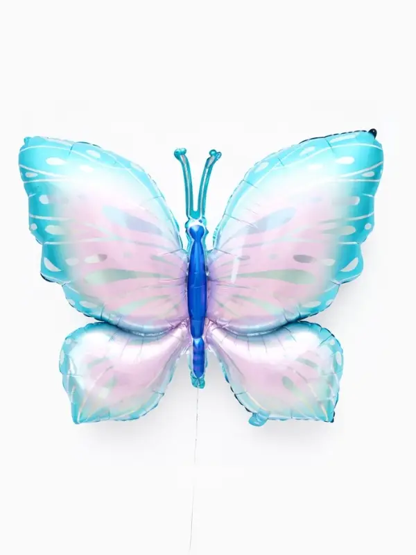 Воздушные шары фольгированные, &laquo;Разноцветные бабочки&raquo;, набор  3 шт