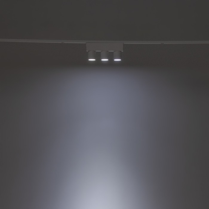 Светильник трековый ULTRA Светильник трековый ULTRA "Три бочонка" LED 6Вт 3000K-5700К CRI90 белый 12,2х2,6х5,5см