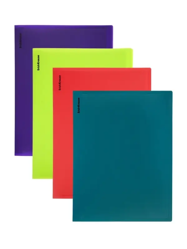 Папка А4 ErichKrause Soft Reef, 20 вкладышей, МИКС