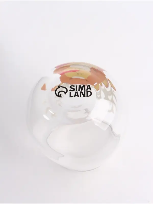 Стакан стеклянный новогодний &laquo;Оленёнок&raquo;, 620 мл