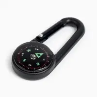 Компас Maclay 2603, с карабином, d=3 см, МИКС