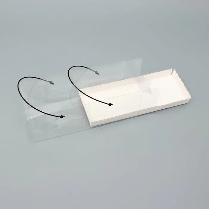 Коробка под рулет с ручками, белая 27.5&times;11&times;10 см