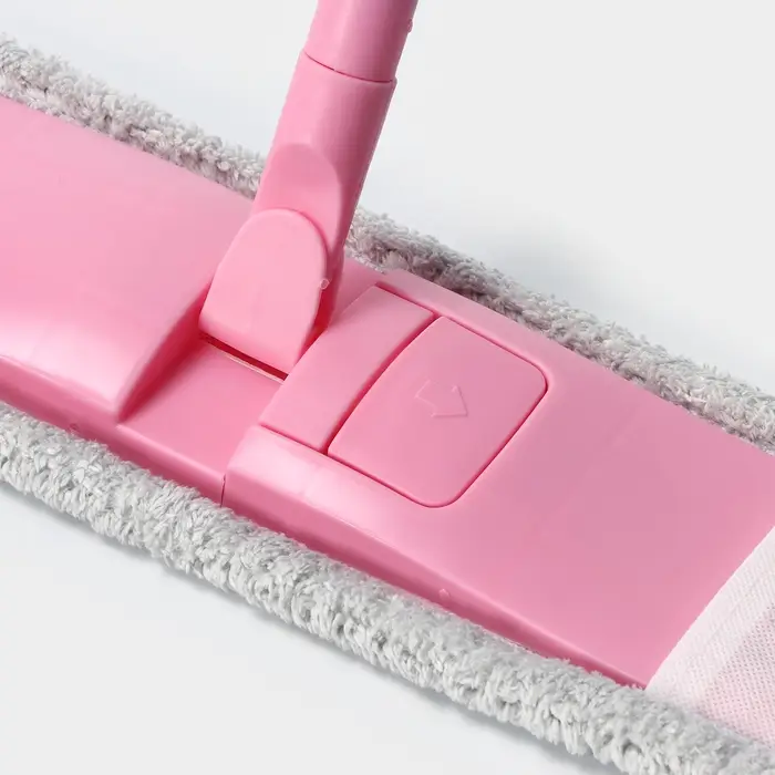 Швабра для мытья пола плоская с телескопической ручкой Raccoon, 40&times;14&times;90(120) см, микрофибра