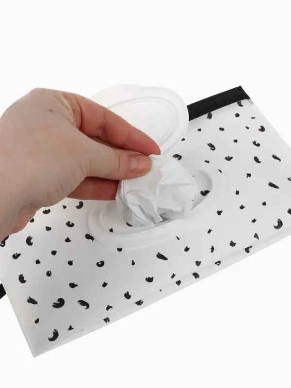 Контейнер для салфеток с петелькой &laquo;Звезды на белом&raquo;, МИКС