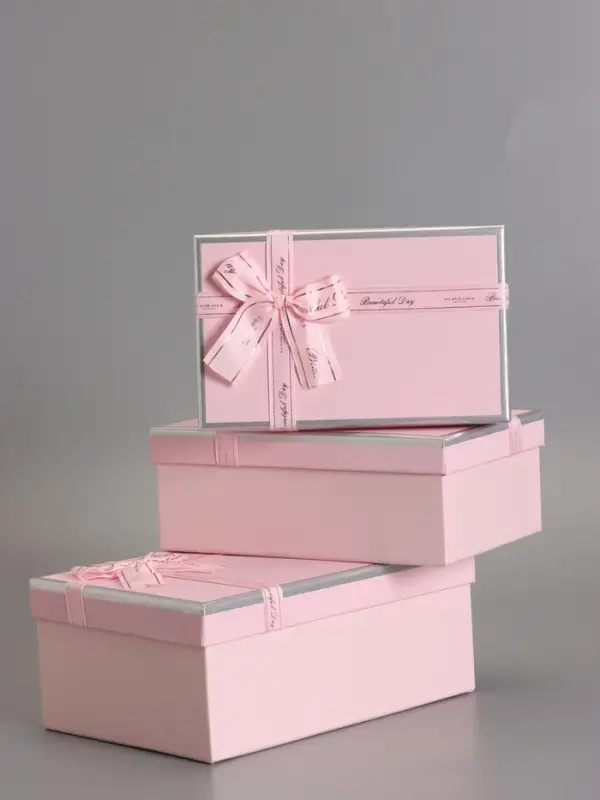 Наборок коробок 3 в 1 прямоугольные 23*16*9.5 21*14*8.0 19*12*6.5 см