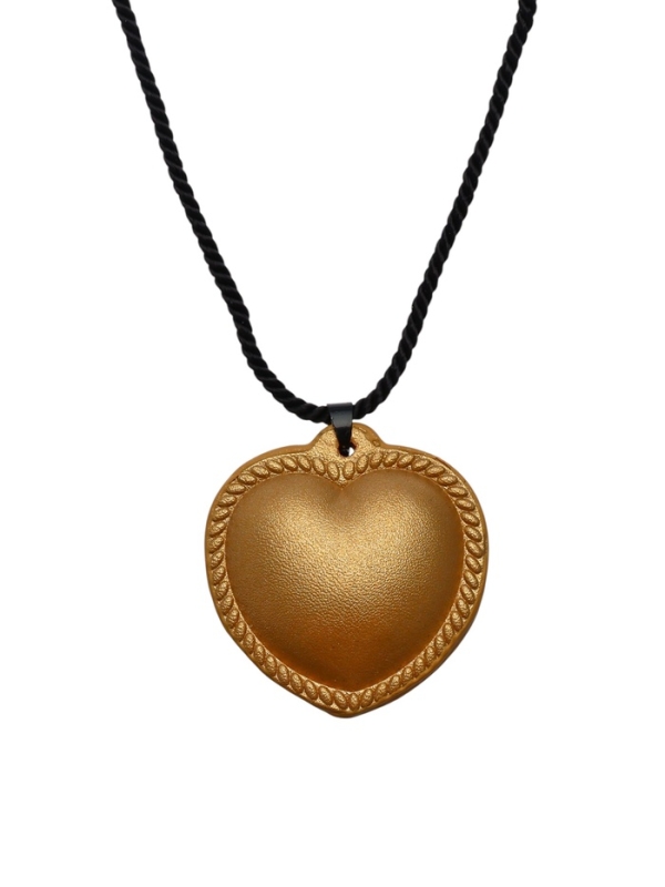 Портупея с кулоном «Сердечко» кожа, трансформер, цвет золото, 150 см Портупея с кулоном «Сердечко» кожа, трансформер, цвет золото, 150 см