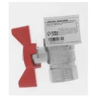 Кран шаровой ZEIN engr, наружная/внутренняя резьба 1/2", бабочка, цинк