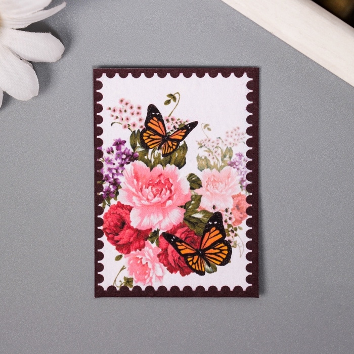 Набор открыток с семенами  Набор открыток с семенами "Вырасти сам" "Бабочки" 5*7см