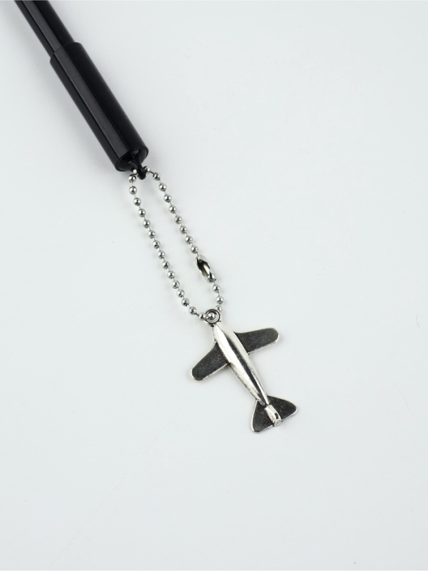 Ручка пластик с подвеской самолёт Ручка пластик с подвеской самолёт "23 февраля честь и отвага"