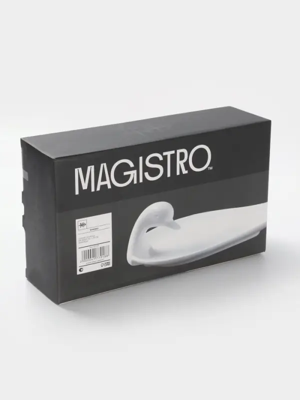 Блюдо Magistro &laquo;Лебедь&raquo;, 34&times;19 см, фарфор, белое