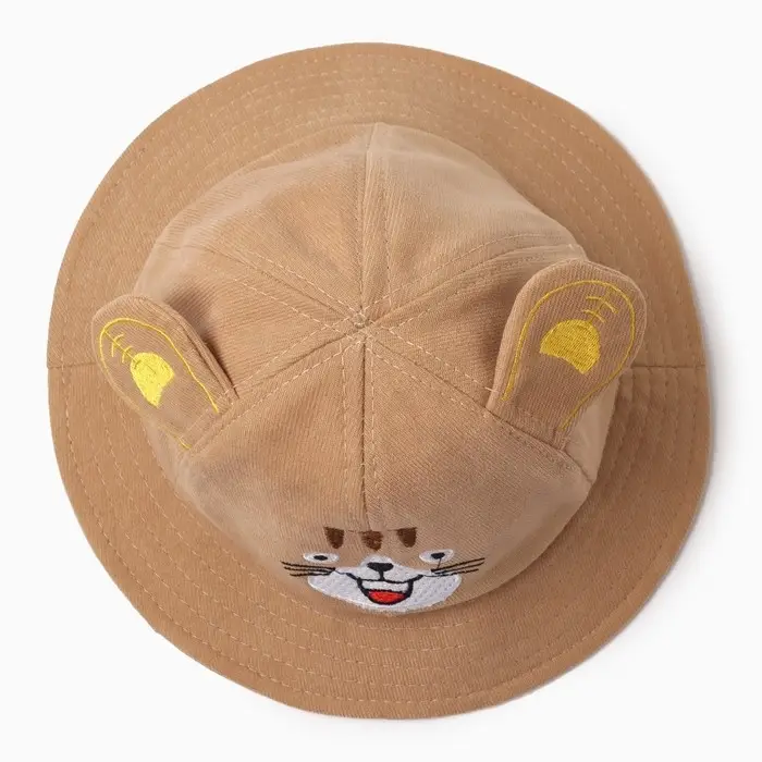Панама детская Панама детская "Тигра" MINAKU, цвет бежевый, размер 50