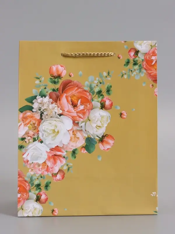 Пакет подарочный ламинированный "Мгновение" 18 х 22,3 х 10 см