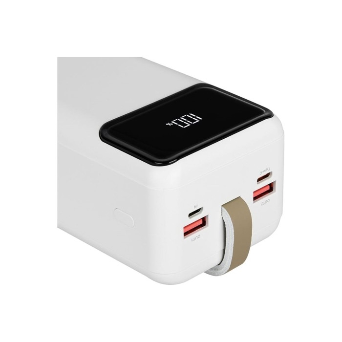 Внешний аккумулятор TFN Porta LCD PD, 40000 мАч, 2 USB, Type-C, microUSB, белый Внешний аккумулятор TFN Porta LCD PD, 40000 мАч, 2 USB, Type-C, microUSB, белый