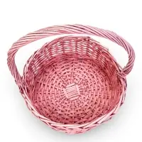 Набор корзин 3 шт ИВА 38x38x14 33x33x12 27х27x12 см ПЛЕТ ручка h=20/18/16 см