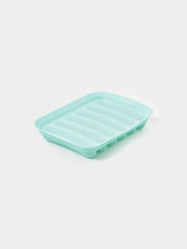 Форма для выпечки и приготовления сосисок Доляна, 6 ячеек, с крышкой, 17.5×13.5,2.8 см, силикон, бирюзовый Форма для выпечки и приготовления сосисок Доляна, 6 ячеек, с крышкой, 17.5×13.5,2.8 см, силикон, бирюзовый