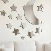 Зеркало настенное &laquo;Ночь&raquo;, на клеевой основе, акриловое, 22 детали, 60&times;80 см