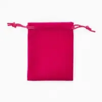 Набор мешочков бархатных 50 шт. , 7&times;9 см, ярко-розовый