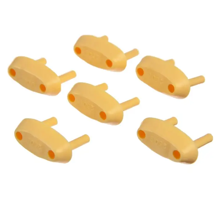 Заглушка для розетки, цвет бежевый, набор 6 шт.