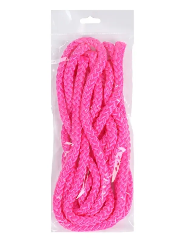 Скакалка для художественной гимнастики 3м, розовый-неон Скакалка для художественной гимнастики 3м, розовый-неон