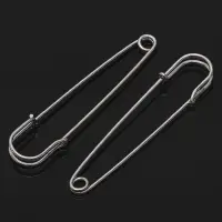 Булавка 8&times;1.5 см (набор 2 шт.), СМ-208, серебра