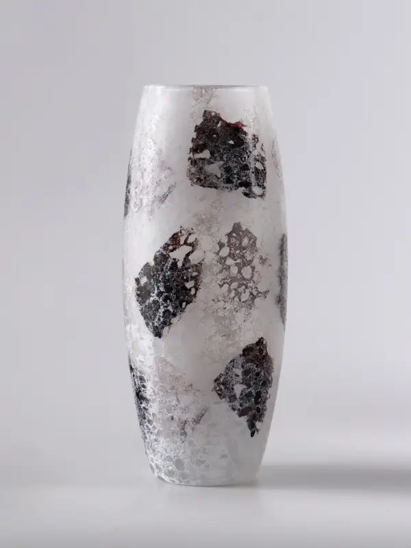 Ваза &laquo;Арианна&raquo;, туман, овал, h=26 см, стекло