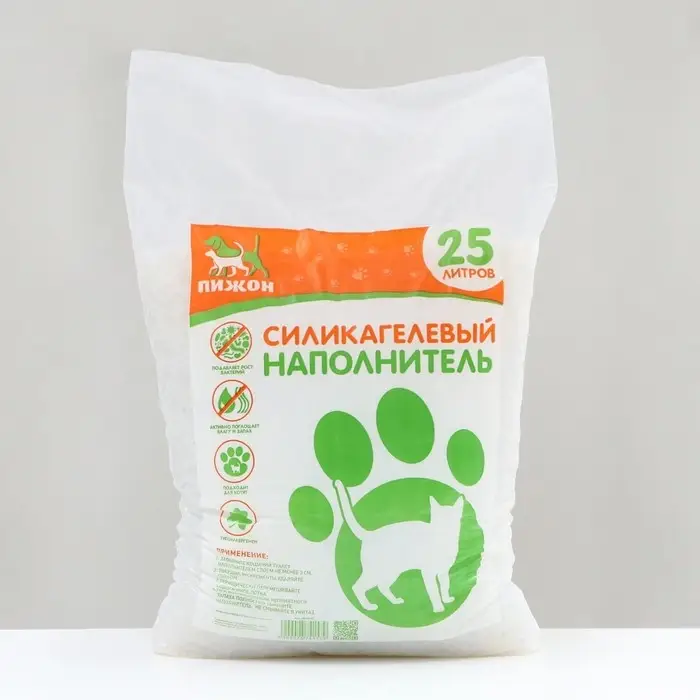 Наполнитель силикагелевый «Пижон», 25 л Наполнитель силикагелевый «Пижон», 25 л