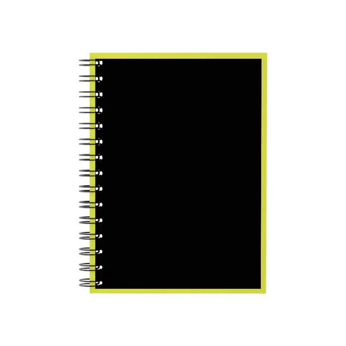 Тетрадь на спирали ErichKrause. Accent А5, 120 листов, в клетку, глянцевая ламинация, льняное тиснение, блок офсет, белизна 100%, МИКС