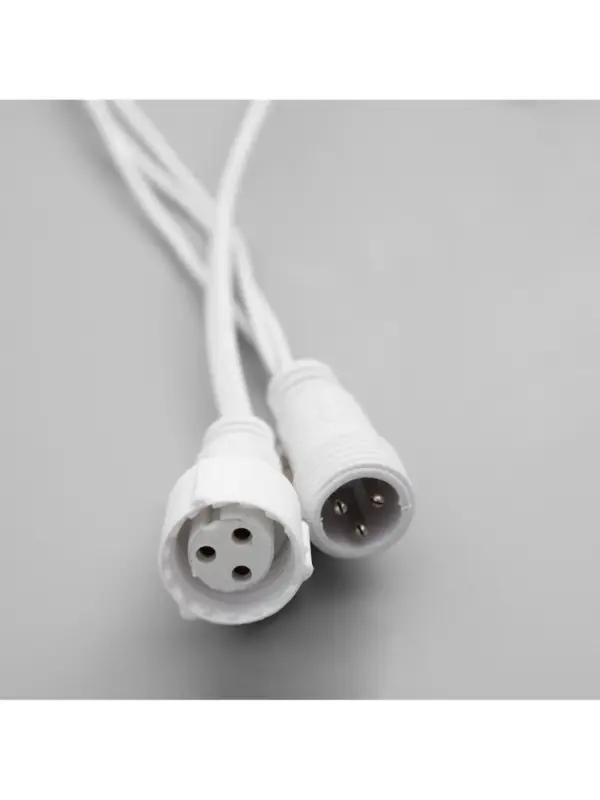 Гирлянда &laquo;Бахрома&raquo; 3&times;0.9 м, IP44, УМС, белая нить, 232 LED, свечение мульти, 220 В