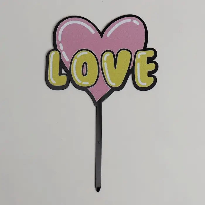 Топпер для торта &laquo;Сердце&raquo;