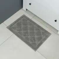 Коврик Доляна &laquo;Шамбор&raquo;, 40&times;60 см, серый