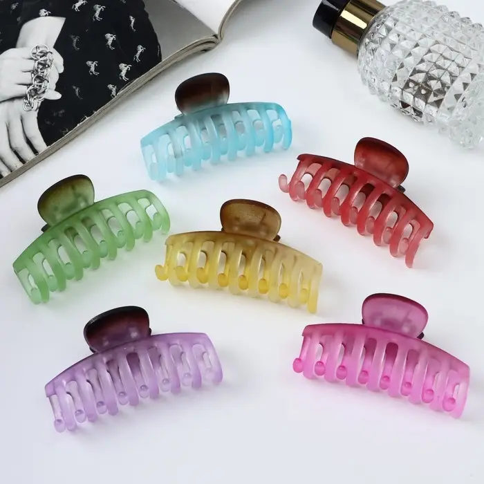 Крабик для волос «Фрида», прямой матовый, 7 см, МИКС Крабик для волос «Фрида», прямой матовый, 7 см, МИКС