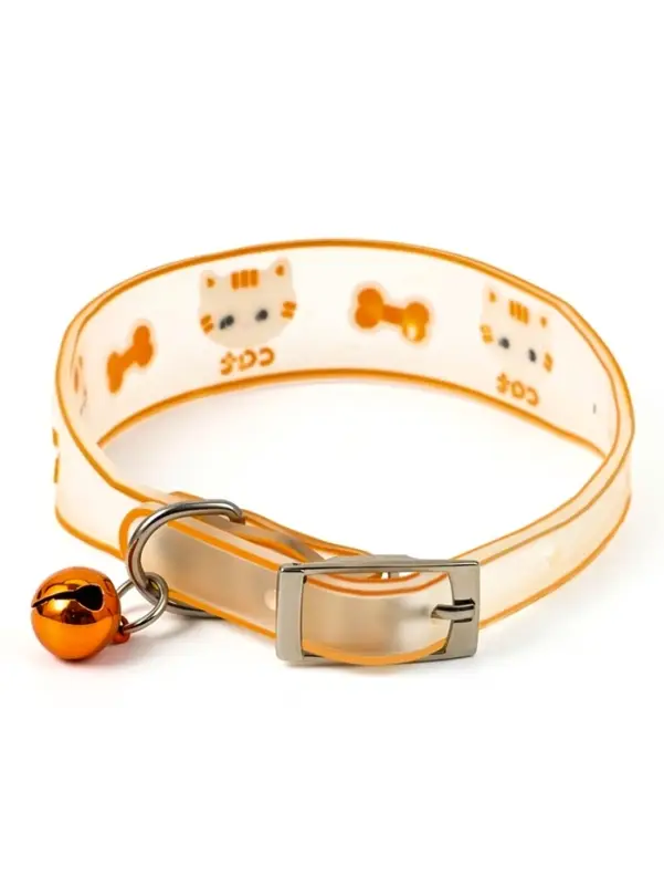 Набор ошейников для кошек &laquo;Котя&raquo;, 30&times;1 см, оранжевый, синий