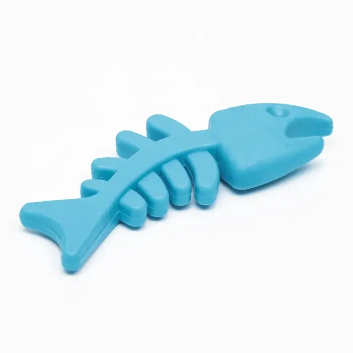 Жевательная игрушка для собак &laquo;Планктон&raquo;, 12.5 см, TPR, голубая