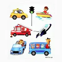 Набор для рисования светом &laquo;Транспорт&raquo;, ручка с фонариком и невидимыми чернилами