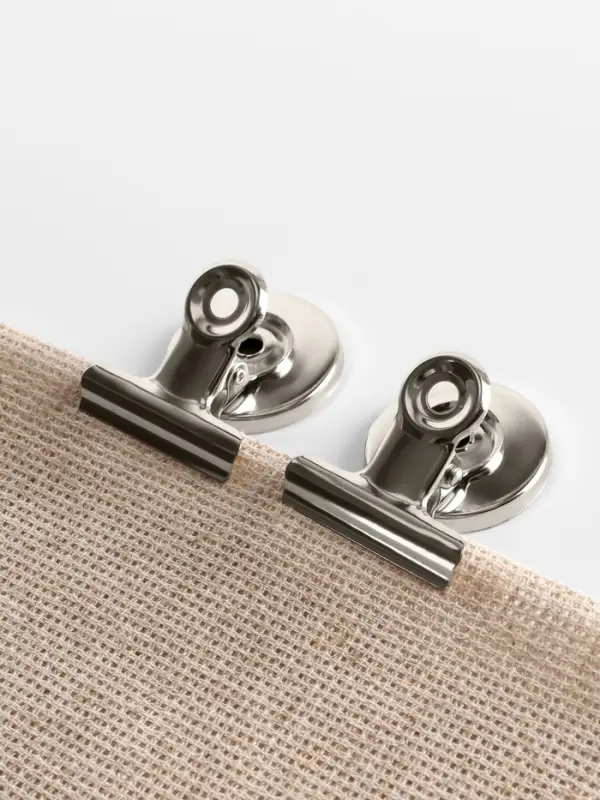 Зажимы для кроя с магнитом, 3.1 см, 5 шт., цвет серебряный