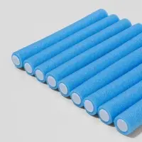 Бигуди &laquo;Бумеранг&raquo;, d=3 см, 24 см, 10 шт., голубые