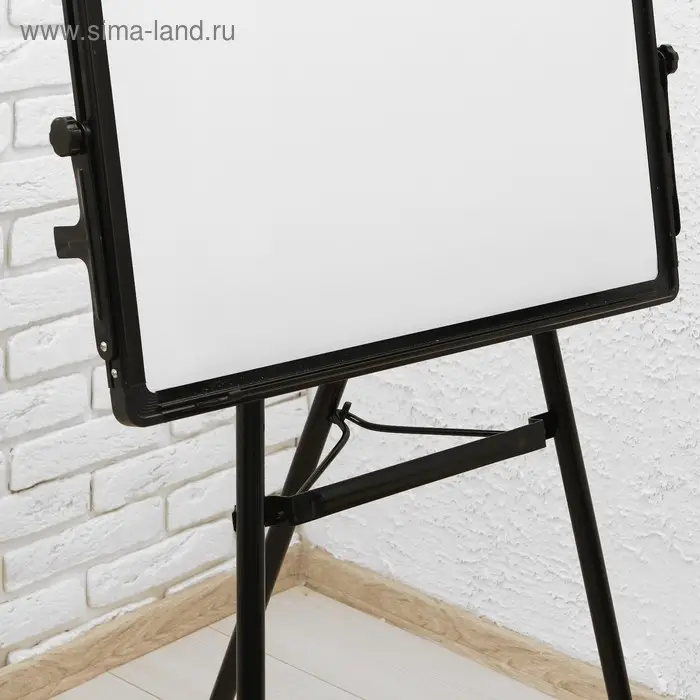Флипчарт магнитно-маркерный, регулировка высоты, 90&times;60 см