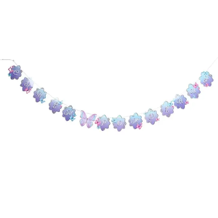 Гирлянда бумажная с лентой «С днём рождения» Гирлянда бумажная с лентой «С днём рождения»