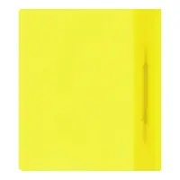 Набор папок-скоросшивателей А5, 5 штук, Calligrata, 180 мкм, с прозрачным верхом, жёлтый