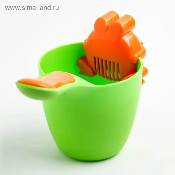 Ковш пластиковый для купания и мытья головы, детский банный ковшик «Лягушонок», 500 мл., с леечкой, МИКС Ковш пластиковый для купания и мытья головы, детский банный ковшик «Лягушонок», 500 мл., с леечкой, МИКС